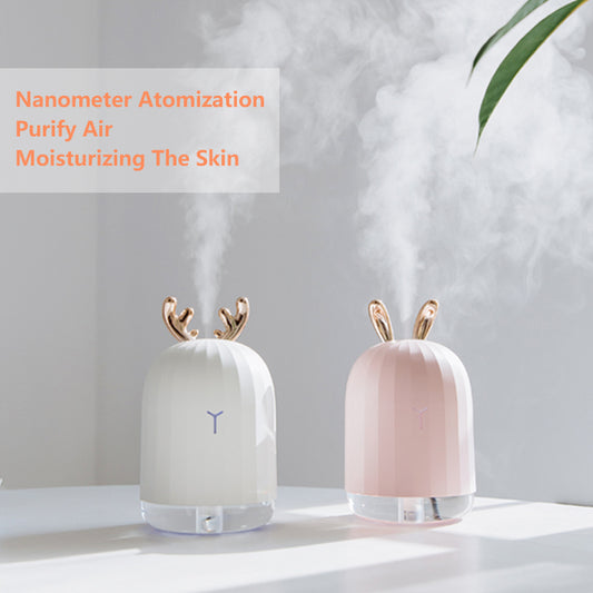 Air Humidifier with LED Night Lamp